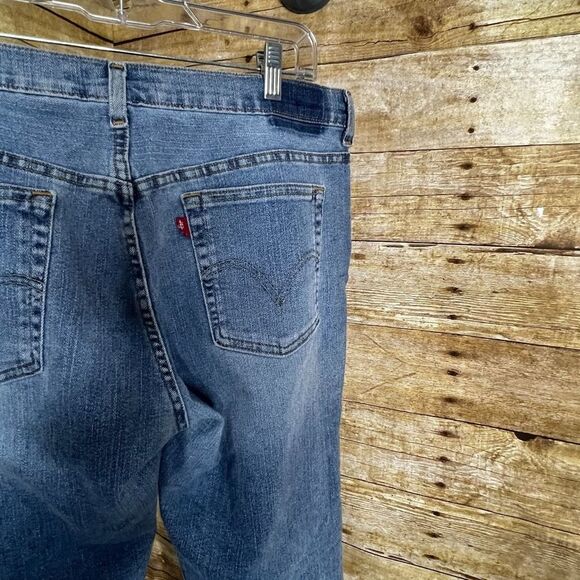 LEVI'S 505  NOUVEAU STRAIGHT STRETCH BROKEN IN SOFT PREMIUM CASUAL DENIM JEANS - Picture 5 of 12